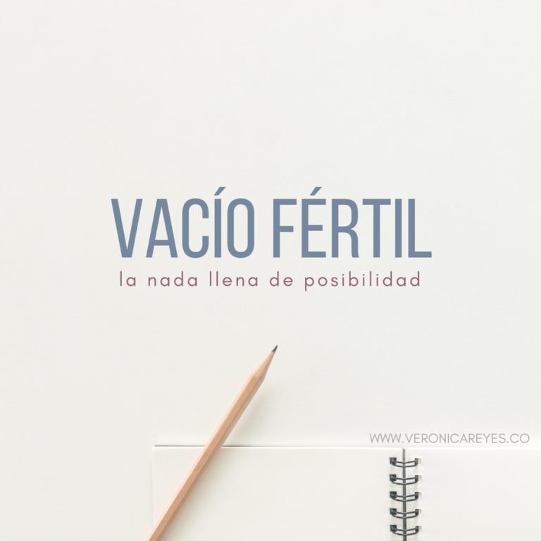La nada llena de posibilidad.