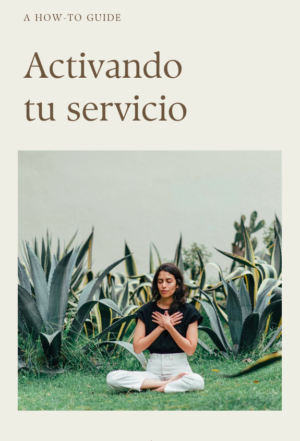 How-to guide: activando tu servicio